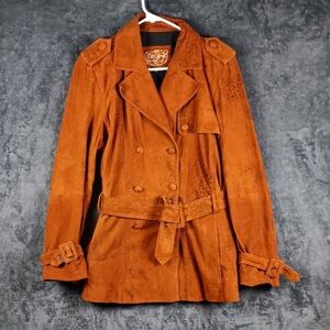 Old Gringo Leopardito Suede Jacket Large